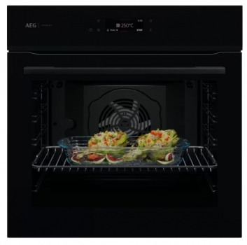 AEG BE6100B 7000 MealAssist / Einbaubackofen / Aqua-Reinigungsfunktion / Schwarz